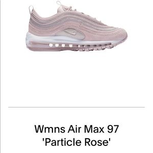 air max 97 particle rose